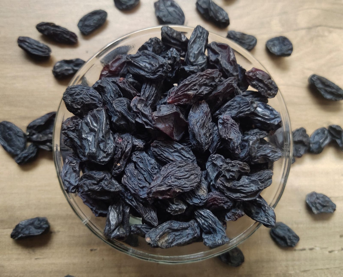 Afghan Black Raisins (Kishmish) With Seed Premium
